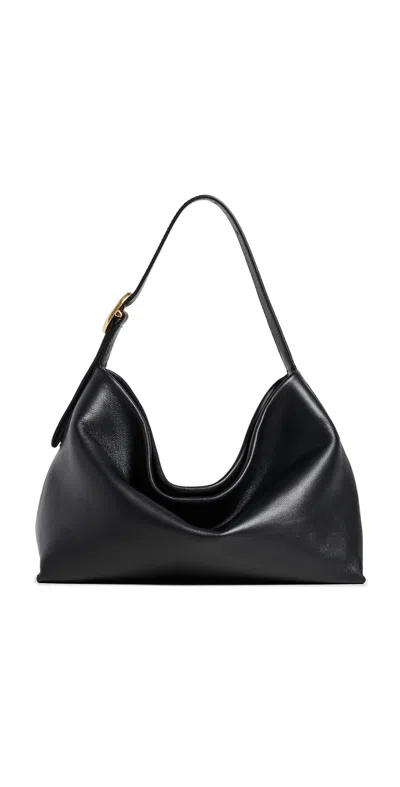 Vince Plonge Vivian Small Hobo Bag Black