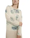 Vince Plus Dahlia Print Alpaca & Mohair-blend Shirt In Beige