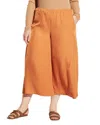Vince Plus Drapey Pull On Culotte In Brown