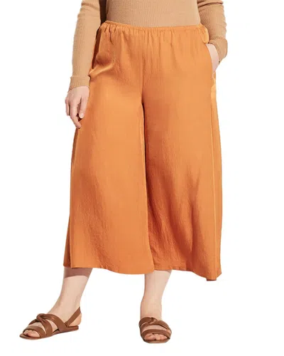 Vince Plus Drapey Pull On Culotte In Brown