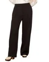 Vince Tailored Wide Leg Trousers In Black