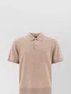 Vince Pocketed Polo With Ribbed Collar And Sleeves