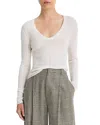 Vince Pointelle Sweater In Off White