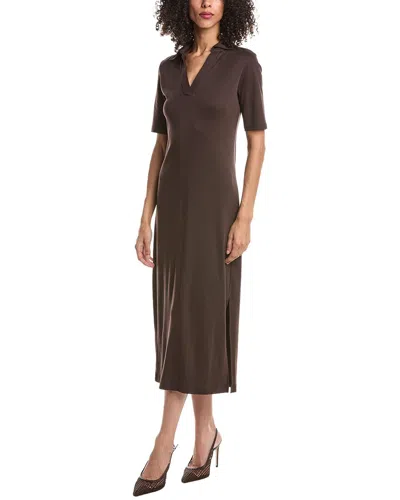 Vince Polo Dress In Brown