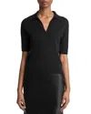 Vince Elbow Sleeve Polo
