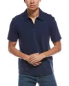 Vince Polo Shirt In Coastal Blue