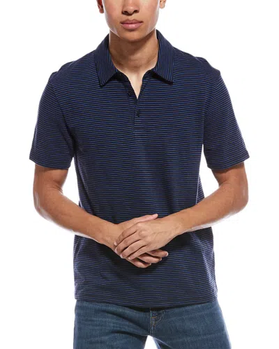 Vince Polo Shirt In Coastal Blue