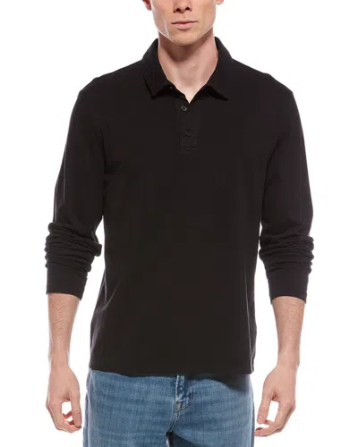 Vince Polo Shirt In Black