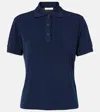 Vince Short Sleeve Polo Shirt In Blue