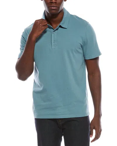 Vince Polo Shirt In Blue
