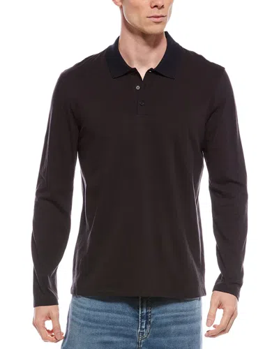 Vince Polo Shirt In Brown