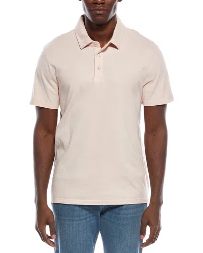 Vince Polo Shirt In Pink
