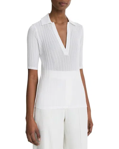Vince Polo Shirt In White