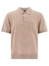 Vince Pocketed Polo With Ribbed Collar And Sleeves