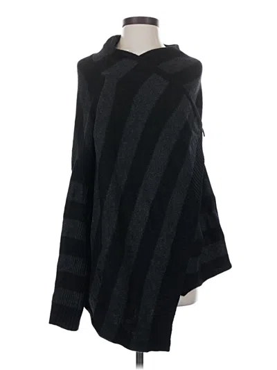 Pre-owned Vince Poncho In Black