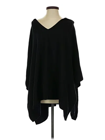 Pre-owned Vince Poncho In Black