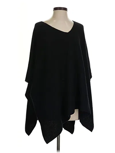Pre-owned Vince Poncho In Black