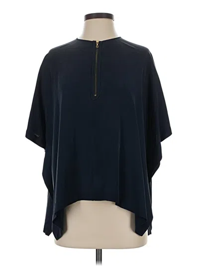 Pre-owned Vince Poncho In Blue