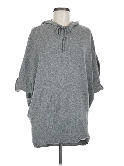 Pre-owned Vince Poncho In Gray