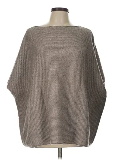 Pre-owned Vince Poncho In Gray