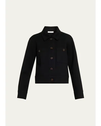 Vince Ponte Knit Jacket In Multi