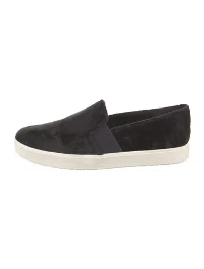 Pre-owned Vince Ponyhair Loafers In Black