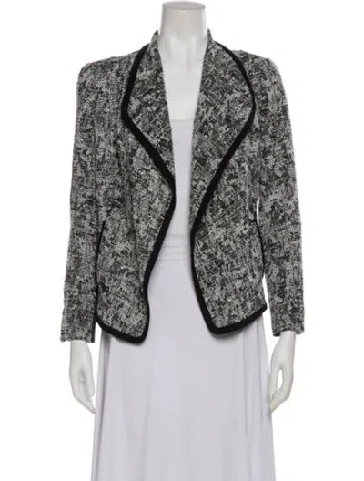 Pre-owned Vince Printed Evening Jacket In White
