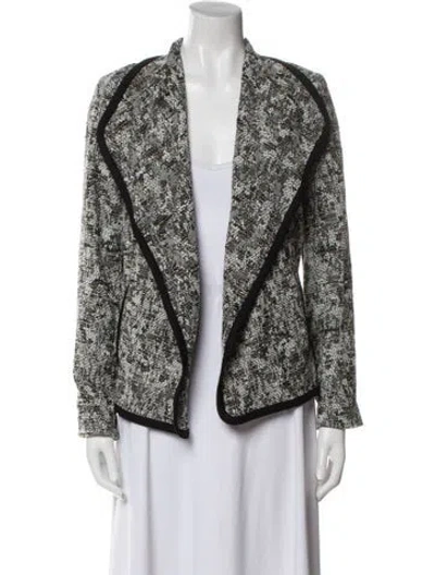 Pre-owned Vince Printed Jacket In Black
