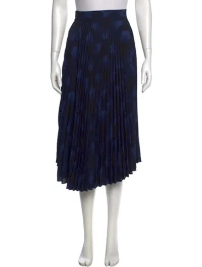 Pre-owned Vince Printed Midi Length Skirt In Multi