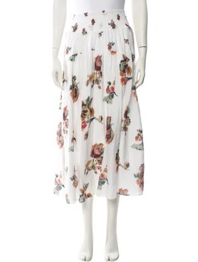 Pre-owned Vince Printed Midi Length Skirt In Neutral