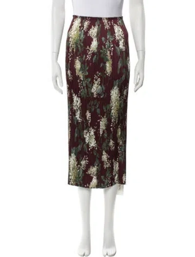 Pre-owned Vince Printed Midi Length Skirt W/ Tags In Multi