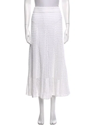 Pre-owned Vince Printed Midi Length Skirt W/ Tags In Neutral