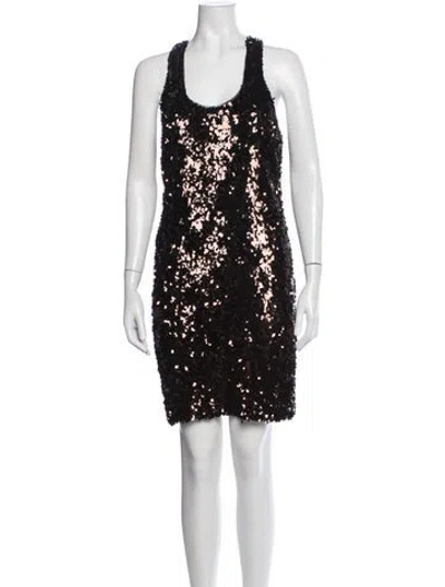 Pre-owned Vince Printed Mini Dress In Purple