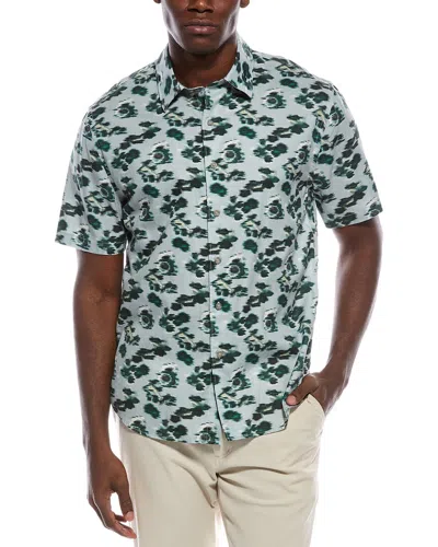 Vince Printed Shirt In Green