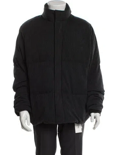 Pre-owned Vince Puffer Coat In Black