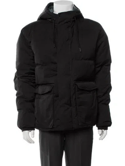 Pre-owned Vince Puffer Coat In Black