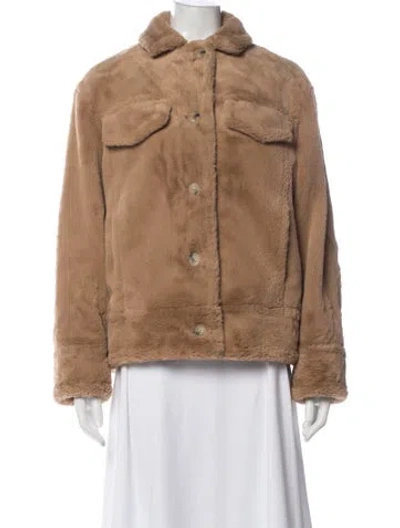 Pre-owned Vince Puffer Jacket In Neutral