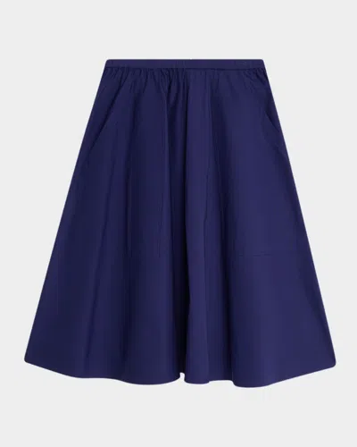 Vince Pull-on Full Skirt In Purple