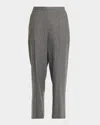 Vince Pull-on Italian Wool-blend Pants In Gray
