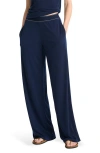 Vince Knit Pull-on Pants In Navy