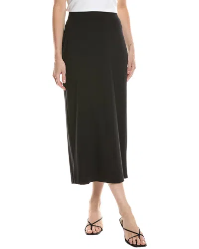 Vince Pull-on Midi Skirt In Black