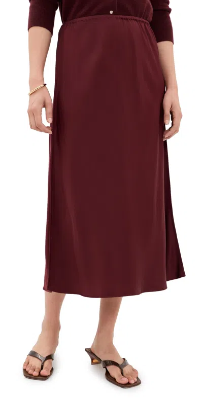 Vince Pull On Slip Skirt Black Rose