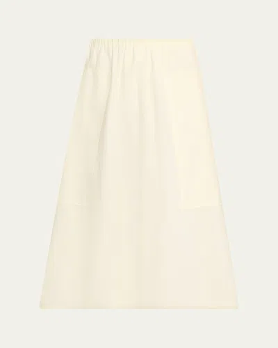 Vince Pull-on Full Skirt In Neutral