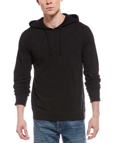 Vince Raglan Sleeve Pulover Hoodie In Black