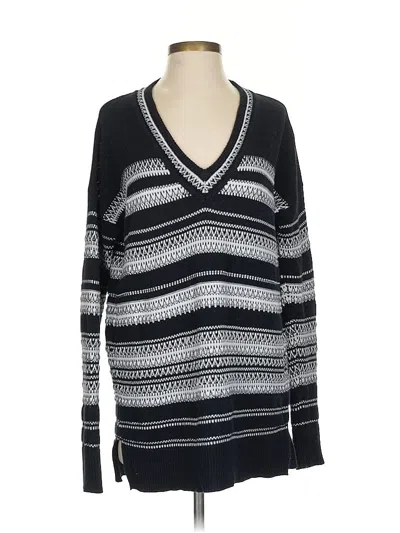 Pre-owned Vince Pullover Sweater In Black