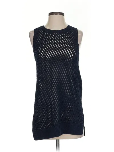 Pre-owned Vince Pullover Sweater In Blue