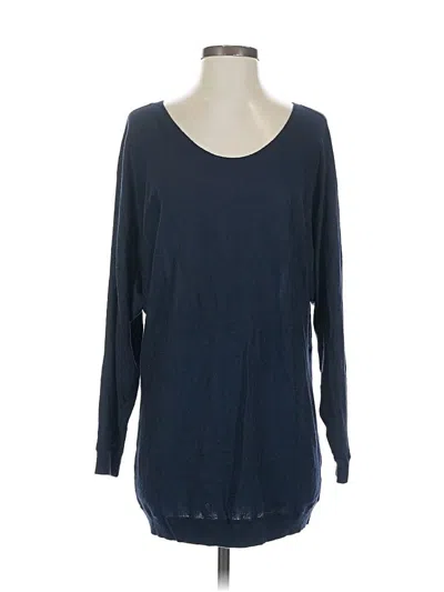 Pre-owned Vince Pullover Sweater In Blue