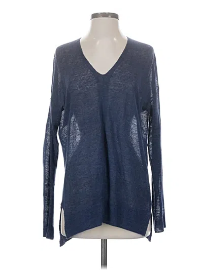 Pre-owned Vince Pullover Sweater In Blue