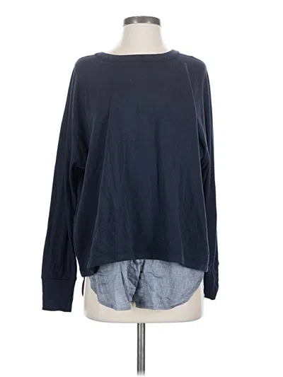 Pre-owned Vince Pullover Sweater In Blue