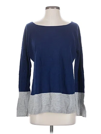 Pre-owned Vince Pullover Sweater In Blue